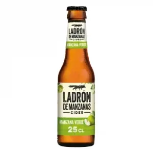 Cider Ladrón de Manzanas Sabor Manzana Verde Botella 25 Cl.