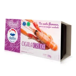 Cigala Cruda Congelada Delfín 700 G.