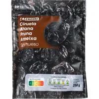 Ciruela Pasa sin Hueso Eroski, Bolsa 250 G