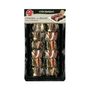 Pont Ciruelas Envueltas en Baicon, Listas para Calentar y Comer Pont Gran Bouquet 12 Uds. 150 G