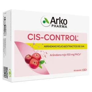 Arkopharma Cis-control Complemento Alimenticio a Base de Arándano Rojo y Extracto de Uva 60 Uds.