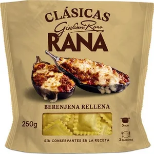 Clásicas Pasta Fresca Ravioli al Huevo Relleno con Berenjena 2 Raciones Giovanni Rana