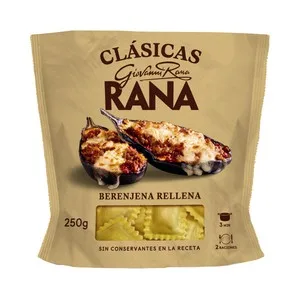 Rana Clásicas Raviolis de Pasta Fresca Rellenos de Berenjena Rellena 250 G.