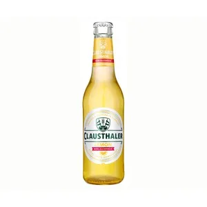 Clausthaler Lemon Cerveza con Limón sin Alcohol Botella de 33 Centilitros 330 ML