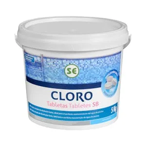 Cloro Disolución Lenta Tabletas para Piscina 5 KG