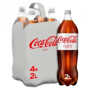 Coca Cola Light Pack de 4 Botellas de 2 L.