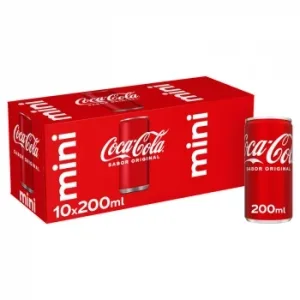 Coca-cola Mini Pack 10 Latas 20 Cl.