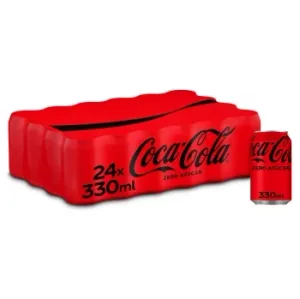 Coca Cola Zero Azúcar Pack 24 Latas 33 Cl.