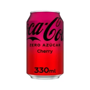 Coca Cola Zero Azúcar Refresco de Cola Cherry Lata de 330ml 330 ML