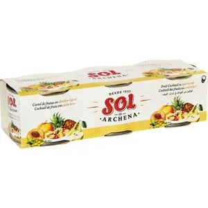 Cocktail Almíbar Ligero Pack de 3 3 X 115 Gr