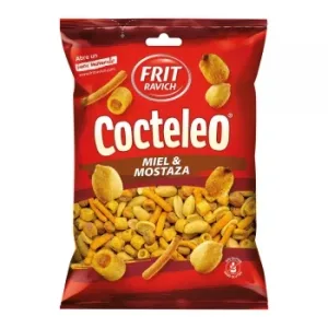 Cocktail de Frutos Secos Sabor Miel y Mostaza Frit Ravich sin Gluten 170 G.