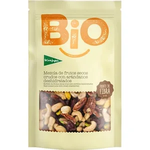 Cóctel de Frutos Secos Crudos y Arándanos Ecológicos el Corte Ingles BIO