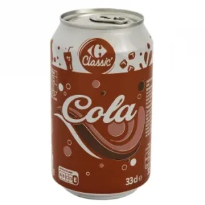 Cola Carrefour Classic' Lata 33 Cl.