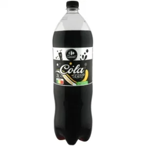 Cola Classic' Carrefour Zero sin Cafeína Botella 2 L.
