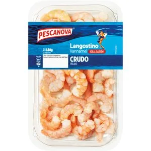 Cola de Langostino Pelada y Cruda 180 Gr