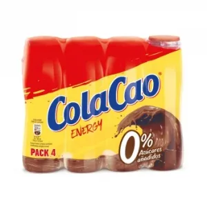 Colacao Energy sin Gluten y sin Azúcar Añadido Pack 4 Botellas 188 Ml.