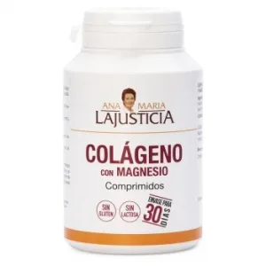Colágeno con Magnesio en Comprimidos Ana María Lajusticia sin Gluten 180 Ud.