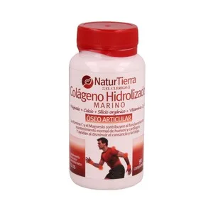 Naturtierra Colágeno Hidrolizado Marino para el Normal Funcionamiento de los Huesos Naturtierra 90 Comprimidos 73 G