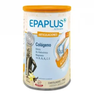 Colágeno Sabor Vainilla Epaplus sin Gluten y sin Lactosa 328 G.
