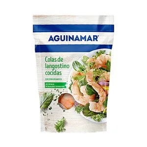 Aguinamar Colas de Langostino al Natural 90 G.