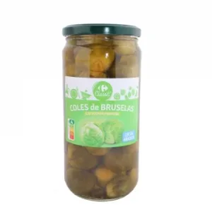 Coles de Bruselas Classic Carrefour sin Sal Añadida 400 G.