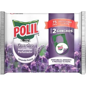 Colgador Antipolillas Perfume Lavanda Polil
