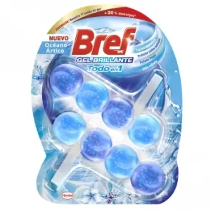 Colgador WC Gel Brillante Todo en 1 Océano Ártico Bref 2 Ud.