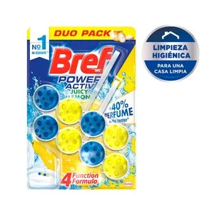 Bref Colgador WC Power Active Limón Duplo Bref 2 Uds. X 50 G. 100 G