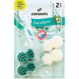 Colgador WC Sólido Eucalipto 2 u