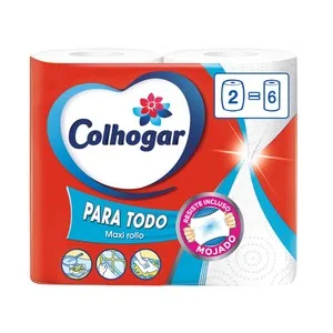 Colhogar Papel Cocina Paratodo XXL 2 = 6 Rollos 2 UD
