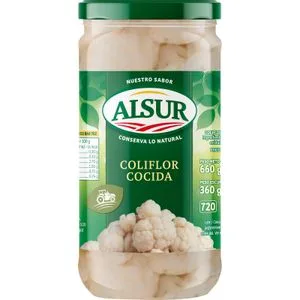 Coliflor Cocida Frasco 360 Gr