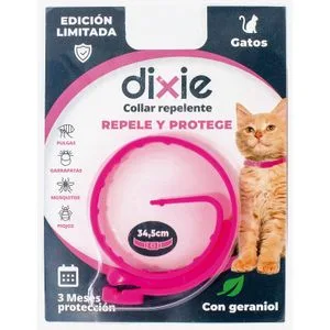 Collar Repelente Rosa para Gatos 1 u