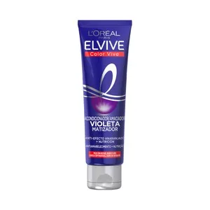 Elvive Color Vive Mascarilla Violeta Matizadora, con Efecto Anti-anaranjado para Cabellos con Mechas, Grises o Rubios 150 Ml.