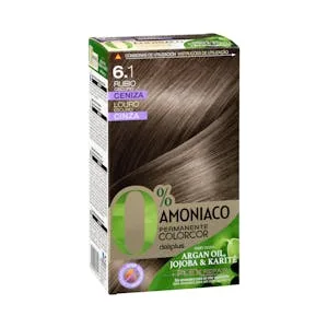 Coloración Permanente 0% Amoníaco 6.1 Rubio Oscuro Ceniza Colorcor 1 UD
