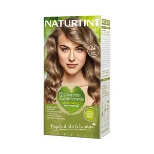 Naturtint Coloración Permanente en Gel y sin Amoníaco, Tono 8a Rubio Ceniza Naturtin.
