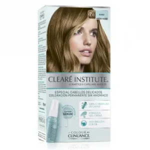 Coloración Permanente sin Amoniaco Cabellos Delicados Nº 7.0 Rubio Colour Clinuance Clearé Institute 1 Ud.