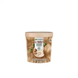 Coloración Permanente sin Amoniaco Fórmula Vegana Tono 7.0 Rubio Almendra Good Garnier 1 Ud.