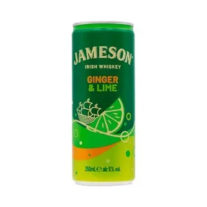 Jameson Combinado de Whiskey Irlandes con Jengibre y Lima Lata 25 Cl. 250 ML
