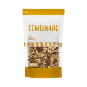 Combinado Frutos Secos, Frutas Desecadas y Semillas de Calabaza Hacendado 0.2 KG