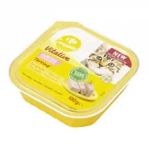 Comida Húmeda de Pollo para Gato Junior Vitalive Carrefour 100 G.