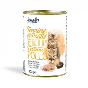 Comida Húmeda de Pollo para Gatos Simpl 400 G.