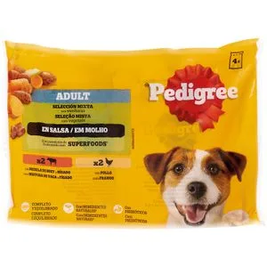 Comida Húmeda Perros 2pollo-2buey y Verdura 4 X 100 Gr