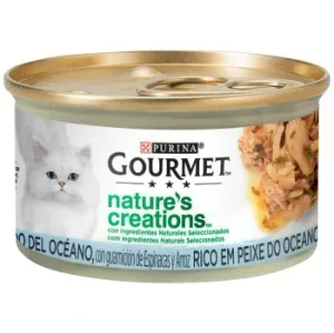 Comida Húmeda Pescado del Océano para Gato Adulto Purina Gourmet Nature's Creations 85 G