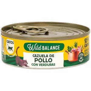 Comida Natural Gato Lata Pollo con Verduras 80 Gr