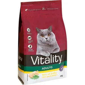 Comida Seca Gato Rico en Pollo y Guisantes 3 Kg