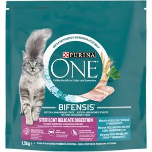 Comida Seca Gatos Esterilizados Delicados 1,5 Kg