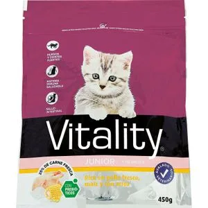 Comida Seca Gatos Pollo 450 Gr