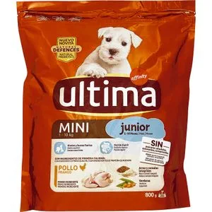 Comida Seca Perros Mini Junior Pollo 800 Gr
