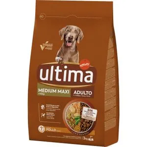 Comida Seca Perros Ultima de Pollo y Verdura 3 Kg