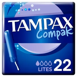 Compak 2 en 1 Tampones con Aplicador Lites Tampax